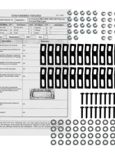 Spec-D Rivet Style Black Stainless Steel Mesh Grille Center Insert Ford F-Series 2011-2016                                     - HBG-F25011BKSS-YH - Image 9