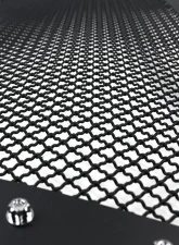 Spec-D Rivet Style Black Stainless Steel Mesh Grille Insert Dodge Ram 1500 2013-2018                                     - HBG-RAM1315BKSS-YH - Image 2