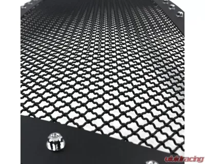 Spec-D Rivet Style Black Stainless Steel Mesh Grille Insert Dodge Ram 1500 2013-2018 - HBG-RAM1315BKSS-YH