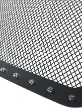 Spec-D Rivet Style Black Stainless Steel Mesh Grille Insert Dodge Ram 1500 2013-2018                                     - HBG-RAM1315BKSS-YH - Image 3