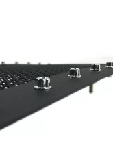 Spec-D Rivet Style Black Stainless Steel Mesh Grille Insert Dodge Ram 1500 2013-2018                                     - HBG-RAM1315BKSS-YH - Image 4