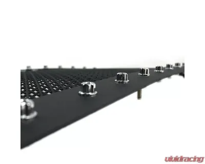 Spec-D Rivet Style Black Stainless Steel Mesh Grille Insert Dodge Ram 1500 2013-2018 - HBG-RAM1315BKSS-YH