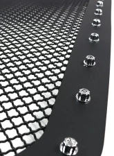 Spec-D Rivet Style Black Stainless Steel Mesh Grille Insert Dodge Ram 1500 2013-2018                                     - HBG-RAM1315BKSS-YH - Image 5