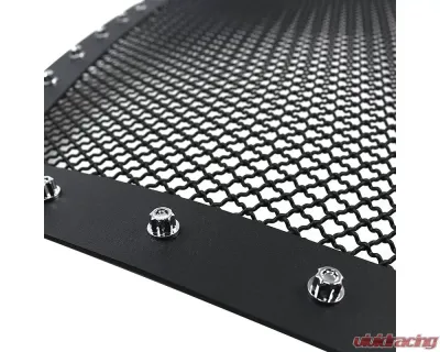 Spec-D Rivet Style Black Stainless Steel Mesh Grille Insert Dodge Ram 1500 2013-2018 - HBG-RAM1315BKSS-YH