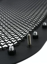 Spec-D Rivet Style Black Stainless Steel Mesh Grille Insert Dodge Ram 1500 2013-2018                                     - HBG-RAM1315BKSS-YH - Image 8