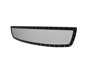 Spec-D Rivet Style Black Stainless Steel Mesh Grille Insert GMC Sierra 2003-2006