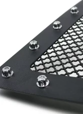 Spec-D Rivet Style Black Stainless Steel Mesh Grille Insert GMC Sierra 2003-2006                                     - HBG-SIE0315BKSS-YH - Image 7