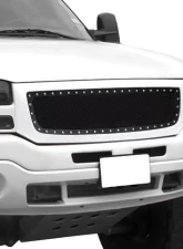 Spec-D Rivet Style Black Stainless Steel Mesh Grille Insert GMC Sierra 2003-2006                                     - HBG-SIE0315BKSS-YH - Image 10