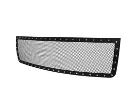 Spec-D Rivet Style Black Stainless Steel Mesh Grille Insert GMC Sierra 2007-2013