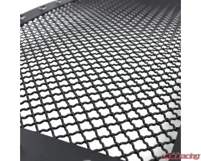 Spec-D Rivet Style Black Stainless Steel Mesh Grille Insert GMC Sierra 2007-2013 - HBG-SIE0715BKSS-YH