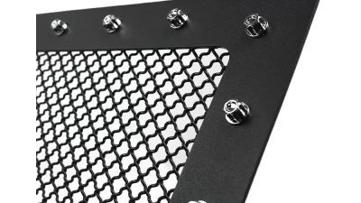 Spec-D Rivet Style Black Stainless Steel Mesh Grille Insert GMC Sierra 2007-2013                                     - HBG-SIE0715BKSS-YH - Image 3