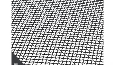 Spec-D Rivet Style Black Stainless Steel Mesh Grille Insert GMC Sierra 2014-2015                                     - HBG-SIE1415BKSS-YH - Image 6