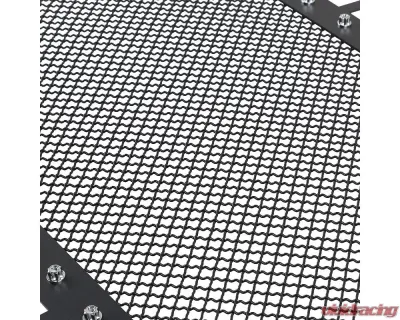 Spec-D Rivet Style Black Stainless Steel Mesh Grille Insert GMC Sierra 2014-2015 - HBG-SIE1415BKSS-YH