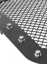 Spec-D Rivet Style Black Stainless Steel Mesh Grille Insert GMC Sierra 2016-2018                                     - HBG-SIE1615BKSS-YH - Image 4