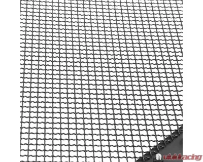 Spec-D Rivet Style Black Stainless Steel Mesh Grille Insert GMC Sierra 2016-2018 - HBG-SIE1615BKSS-YH