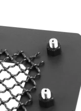 Spec-D Rivet Style Black Stainless Steel Mesh Grille Insert GMC Sierra 2016-2018                                     - HBG-SIE1615BKSS-YH - Image 6