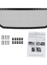 Spec-D Rivet Style Black Stainless Steel Mesh Grille Insert GMC Sierra 2016-2018                                     - HBG-SIE1615BKSS-YH - Image 9