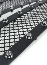 Spec-D Rivet Style Black Stainless Steel 2PC Mesh Grille Insert Chevrolet Silverado | Avalanche 2003-2006                                     - HBG-SIV0315BKSS2P-YH - Image 4