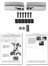 Spec-D Rivet Style Black Stainless Steel Mesh Grille Insert Chevrolet Silverado 2005-2007                                     - HBG-SIV05BKSS-YH - Image 9