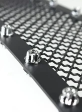 Spec-D Rivet Style Black Stainless Steel 2PC Mesh Grille Insert Chevrolet Silverado 2005-2007                                     - HBG-SIV0615BKSS2P-YH - Image 4