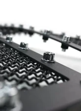 Spec-D Rivet Style Black Stainless Steel 2PC Mesh Grille Insert Chevrolet Silverado 2005-2007                                     - HBG-SIV0615BKSS2P-YH - Image 7