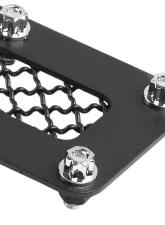 Spec-D Rivet Style Black Stainless Steel 3PC Mesh Grille insert Chevrolet Silverado 1500 2007-2013                                     - HBG-SIV0715BKSS3P-YH - Image 4