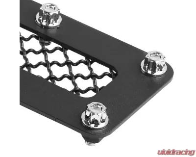 Spec-D Rivet Style Black Stainless Steel 3PC Mesh Grille insert Chevrolet Silverado 1500 2007-2013 - HBG-SIV0715BKSS3P-YH