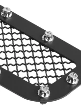 Spec-D Rivet Style Black Stainless Steel 3PC Mesh Grille insert Chevrolet Silverado 1500 2007-2013                                     - HBG-SIV0715BKSS3P-YH - Image 5