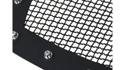 Spec-D Rivet Style Black Stainless Steel Mesh Grille Insert Toyota Tacoma 2016-2018                                     - HBG-TAC16BKSS-YH - Image 6