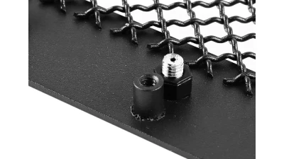 Spec-D Rivet Style Black Stainless Steel Mesh Grille Insert Toyota Tacoma 2016-2018                                     - HBG-TAC16BKSS-YH - Image 8