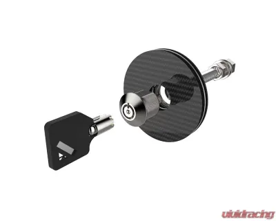 Spec-D Universal Racing Style 2.5" Carbon Fiber Hood Lock Latch Pins w/ Keys - HDPIN-BCF-RS