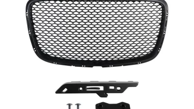 Spec-D Black ABS Mesh Grille Chrysler 300 2015-2019                                     - HG-30015JM-GL - Image 8
