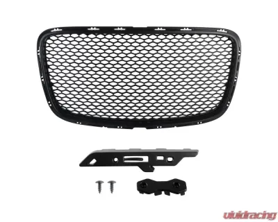 Spec-D Black ABS Mesh Grille Chrysler 300 2015-2019 - HG-30015JM-GL