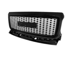 Spec-D Black ABS Front Hood Grille GMC Canyon 2015-2018