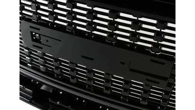 Spec-D Black ABS Front Hood Grille GMC Canyon 2015-2018                                     - HG-CAN15JM-GL - Image 2