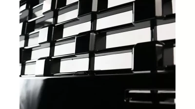 Spec-D Black ABS Front Hood Grille GMC Canyon 2015-2018                                     - HG-CAN15JM-GL - Image 5