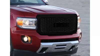 Spec-D Black ABS Front Hood Grille GMC Canyon 2015-2018                                     - HG-CAN15JM-GL - Image 9