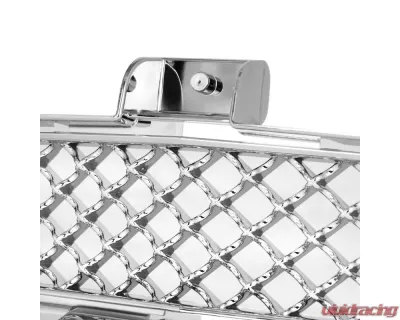 Spec-D Chrome ABS Front Lower Mesh Grille Dodge Charger 2011-2014 - HG-CHG11LWC