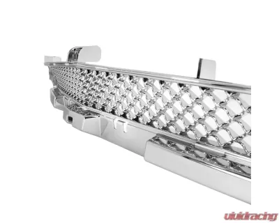 Spec-D Chrome ABS Front Lower Mesh Grille Dodge Charger 2011-2014 - HG-CHG11LWC