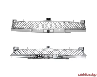 Spec-D Chrome ABS Front Lower Mesh Grille Dodge Charger 2011-2014 - HG-CHG11LWC
