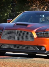 Spec-D Chrome ABS Front Lower Mesh Grille Dodge Charger 2011-2014                                     - HG-CHG11LWC - Image 10