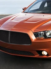 Spec-D Black ABS Front Lower Mesh Grille Dodge Charger 2011-2014                                     - HG-CHG11LWJM - Image 8