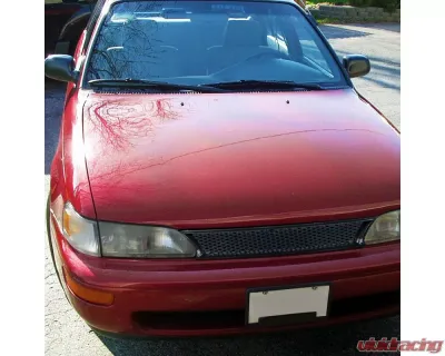 Spec-D Black ABS Mesh Grille Toyota Corolla 1993-1997 - HG-COR93TR