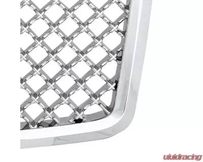 Spec-D Chrome ABS Mesh Grille Cadillac CTS 2003-2007 - HG-CTS03C-V2-RS