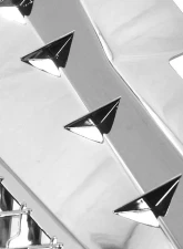 Spec-D Chrome ABS Mesh Grille Cadillac CTS 2003-2007                                     - HG-CTS03C-V2-RS - Image 4