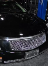 Spec-D Chrome ABS Mesh Grille Cadillac CTS 2003-2007                                     - HG-CTS03C-V2-RS - Image 8