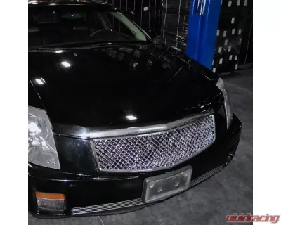 Spec-D Chrome ABS Mesh Grille Cadillac CTS 2003-2007 - HG-CTS03C-V2-RS