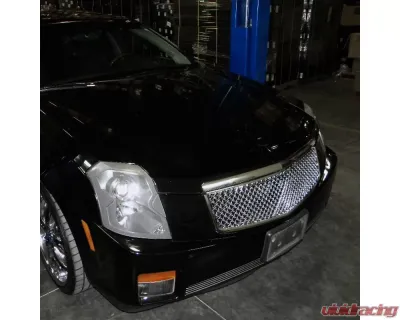 Spec-D Chrome ABS Mesh Grille Cadillac CTS 2003-2007 - HG-CTS03C-V2-RS