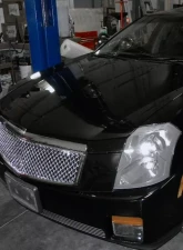 Spec-D Chrome ABS Mesh Grille Cadillac CTS 2003-2007                                     - HG-CTS03C-V2-RS - Image 10