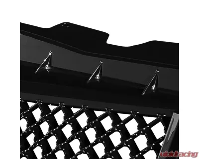 Spec-D Glossy Black ABS Mesh Grille Cadillac CTS 2003-2007 - HG-CTS03JM-V2-RS